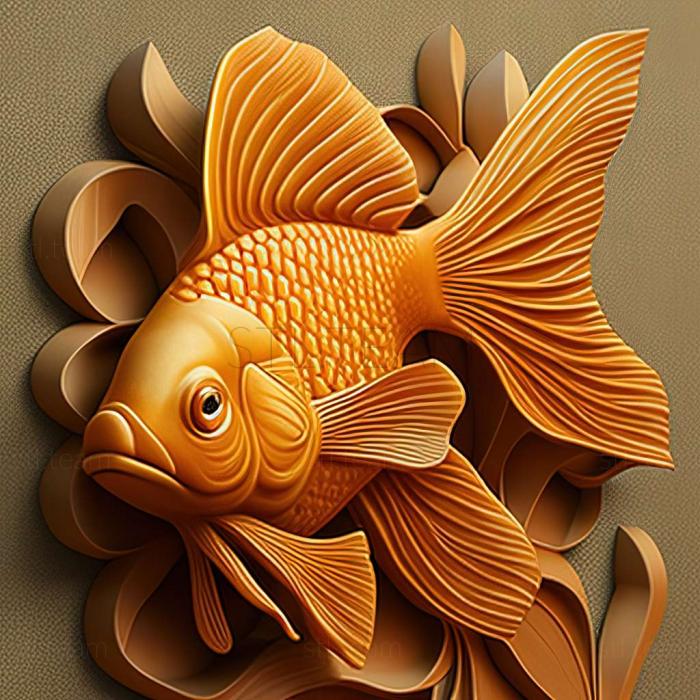 3D model Oranda fish (STL)